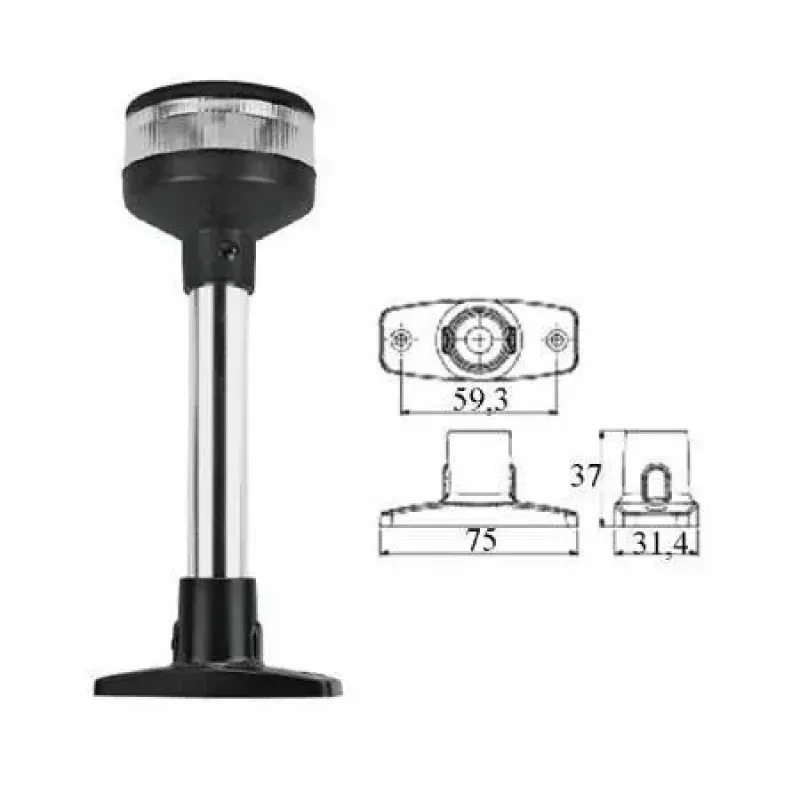 EASTERNER Огонь круговой светодиодный на стойке 190 мм, new