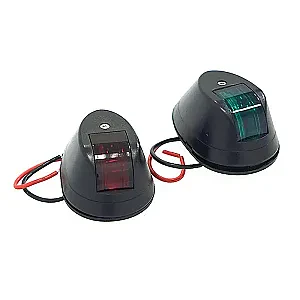 Огни бортовые 55х90 мм, черный корпус C91003-1