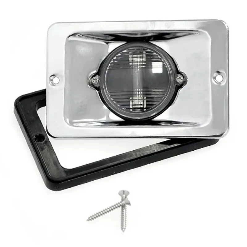 EASTERNER Огонь кормовой 130х86 мм, хромированный корпус