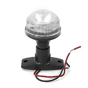 Огонь круговой светодиодный на стойке 10см, 12-24В C14016LED-2