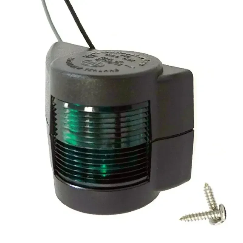 Hella marine Огонь бортовой зеленый 55х86х46 мм черный корпус