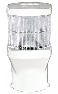 Огонь круговой белый 171х88 мм белый корпус 2LT 002 984-811