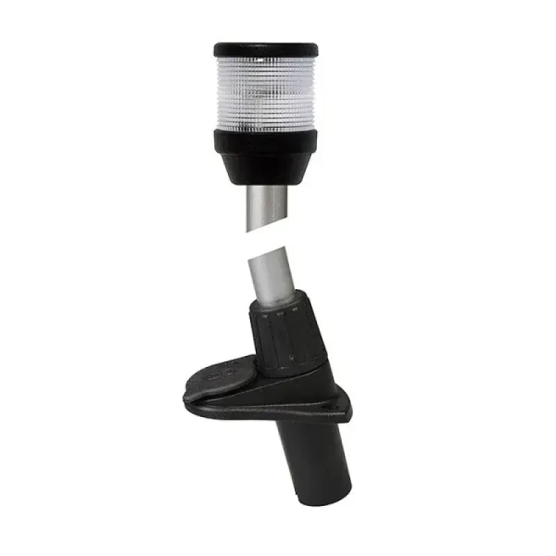 Hella marine Огонь круговой на съемной стойке 610мм, черный корпус