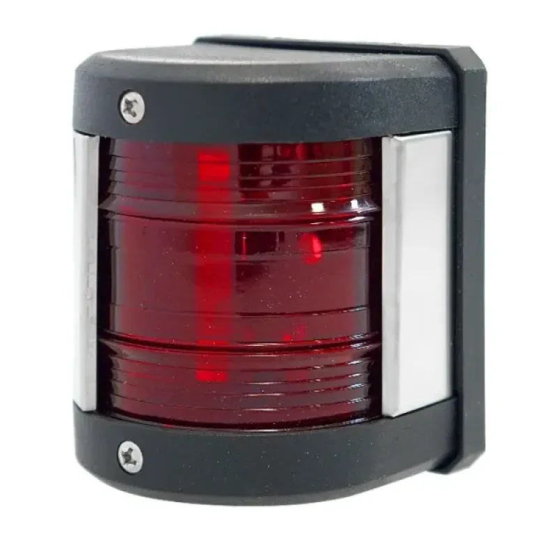 HOMER Огонь бортовой красный, черный корпус высота 75 мм