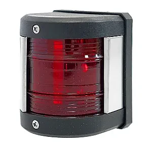 Огонь бортовой красный, черный корпус высота 75 мм 050201