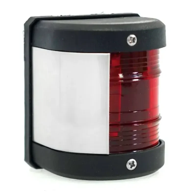 HOMER Огонь бортовой красный, черный корпус высота 75 мм