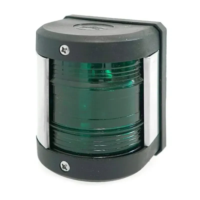 HOMER Огонь бортовой зеленый, черный корпус высота 75 мм