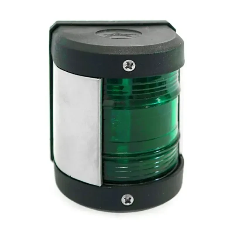 HOMER Огонь бортовой зеленый, черный корпус высота 75 мм