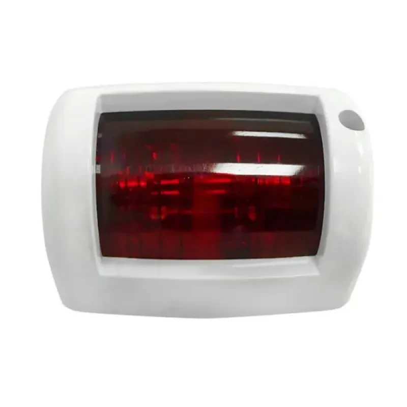 HOMER Огонь бортовой красный, белый корпус высота 57 мм