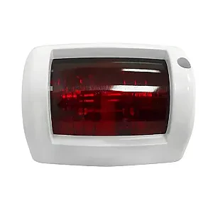 Огонь бортовой красный, белый корпус высота 57 мм 050217