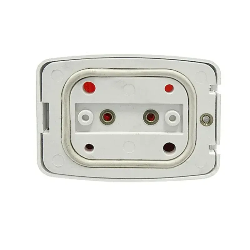 HOMER Огонь бортовой красный, белый корпус высота 57 мм