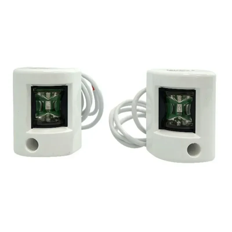 LALIZAS Огни бортовые светодиодные 38х60 мм, белый корпус