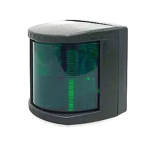 Огонь бортовой зеленый серии "Classic 20", черный корпус 30501