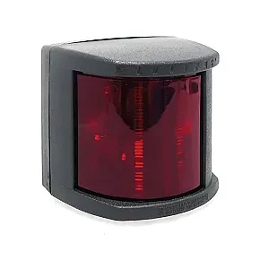 Огонь бортовой красный серии "Classic 20", черный корпус 30502