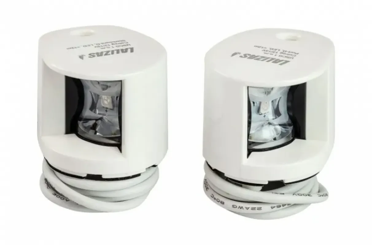 LALIZAS Огни ходовые светодиодные, белый корпус, комплект