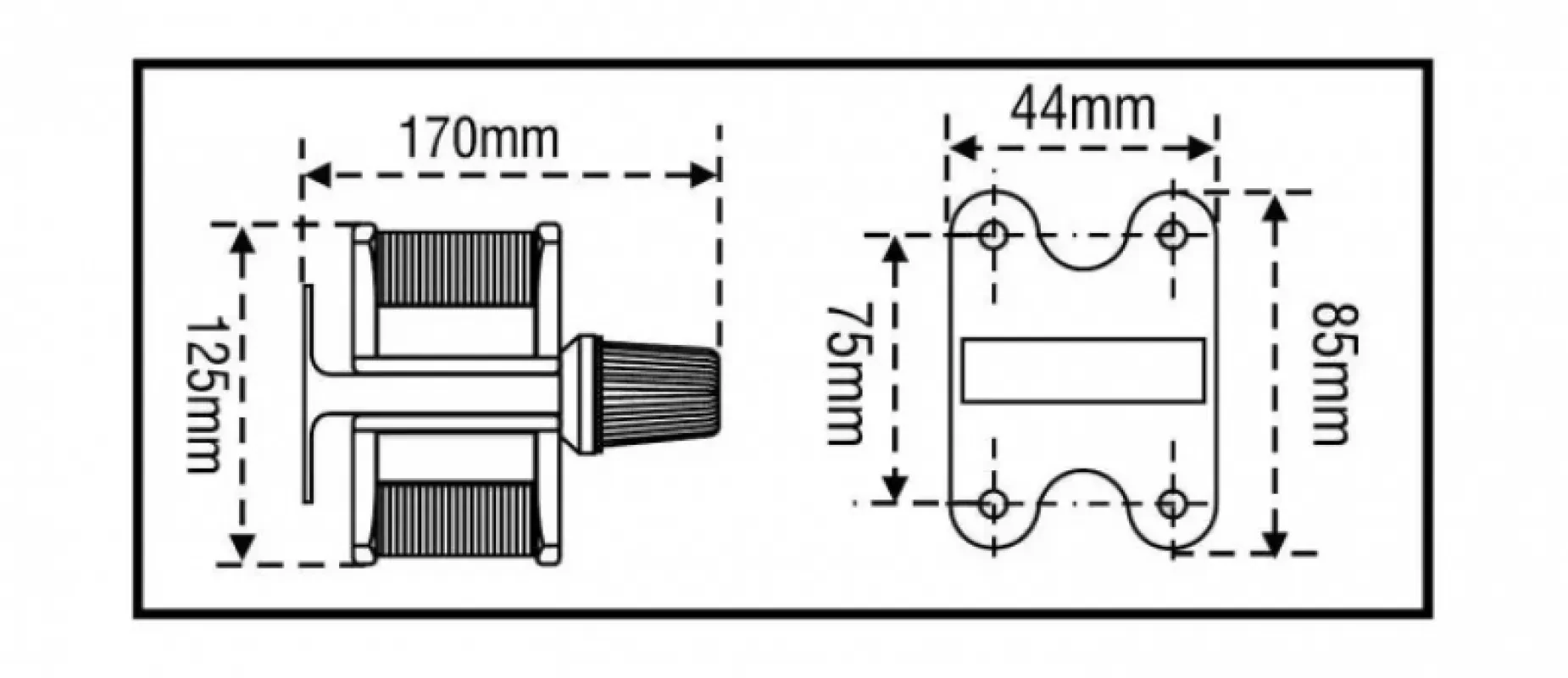 LALIZAS Огонь ходовой комбинированный трехцветный, белый корпус