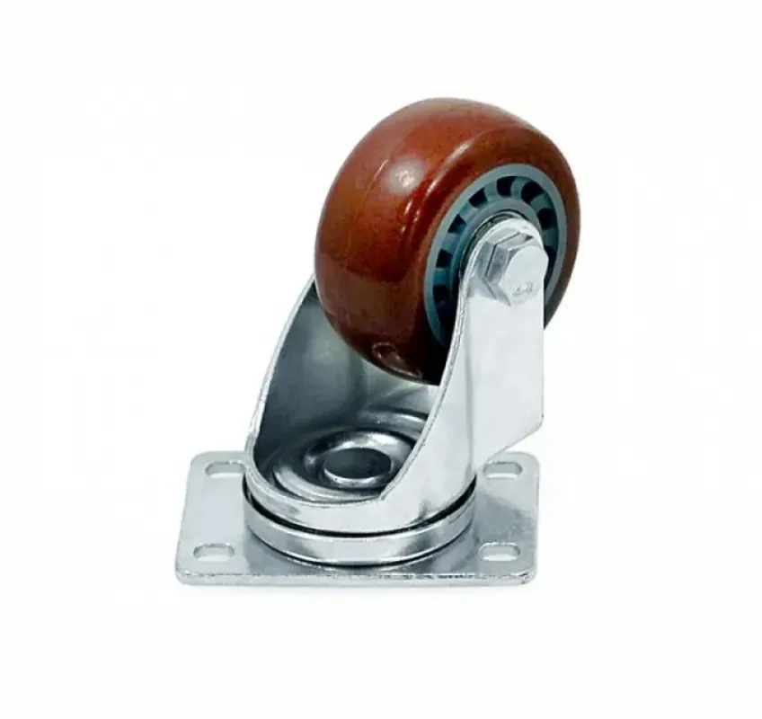 KINGSENDER Колесо на поворотном кронштейне 75 мм (PU)