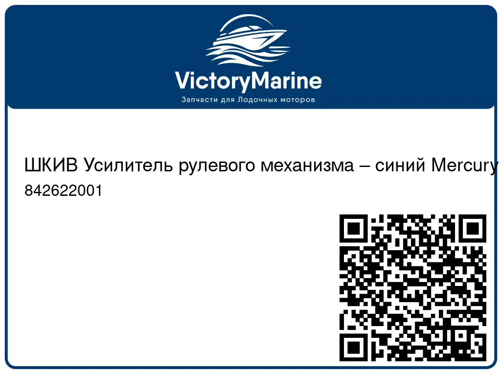 ШКИВ Усилитель рулевого механизма – синий Mercury 842622001