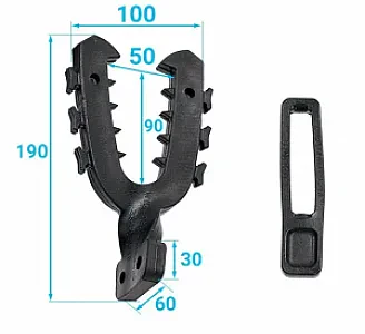 Крепление-рогатка (малое, закрученное основание) 33-20-021S