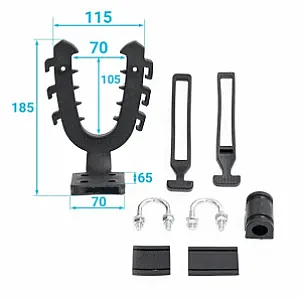 Крепление-рогатка (большое, изогнутое основание) 33-20-022L