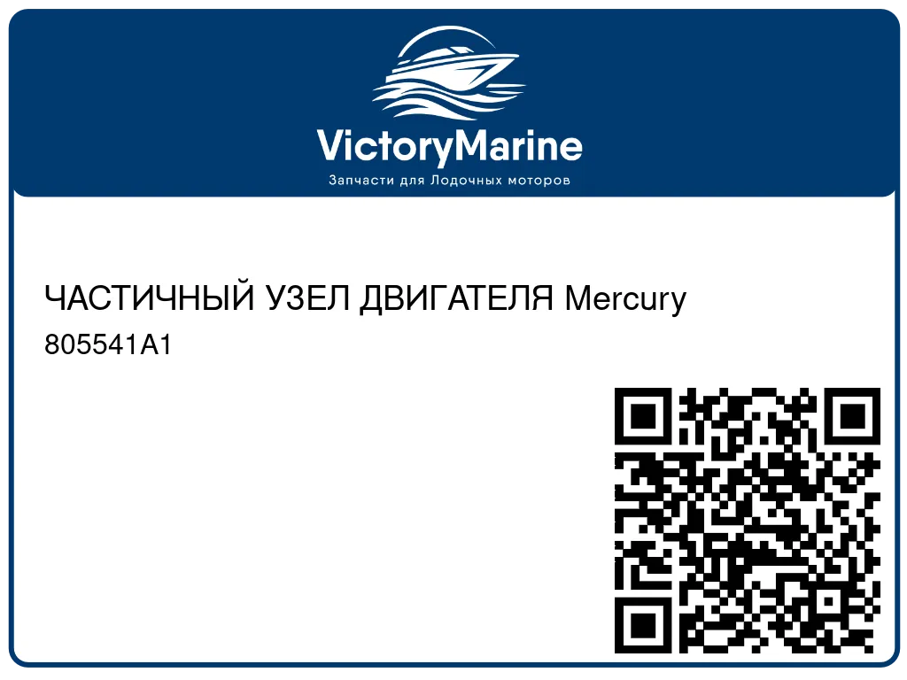 ЧАСТИЧНЫЙ УЗЕЛ ДВИГАТЕЛЯ Mercury 805541A1