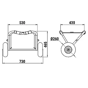 Трейлеры, тележки и киль-блоки