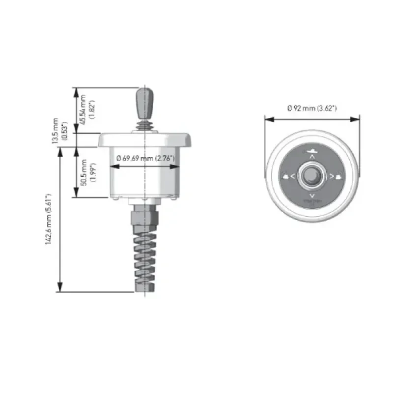 Пульт управления электромеханическими транцевыми плитами UFLEX