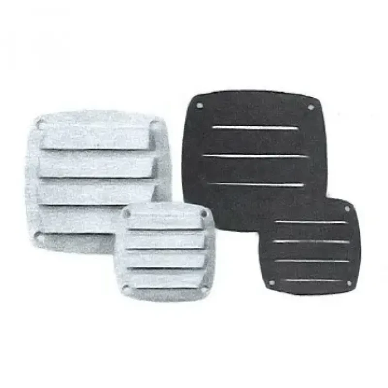 CIM Крышка вентиляции пластмассовая квадратная 85х85мм, черная