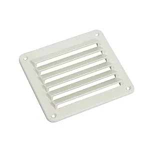 Крышка вентиляции ABS пластик 143х125х17мм, белая 0104-2