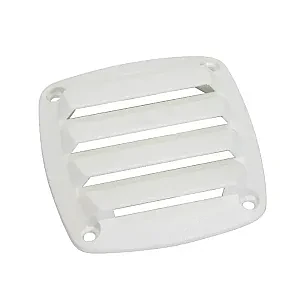 Крышка вентиляции нейлон 86х86х15мм, белая 0101-2