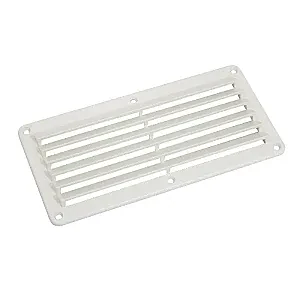 Крышка вентиляции ABS пластик 260х125х17мм, белая 0105-2