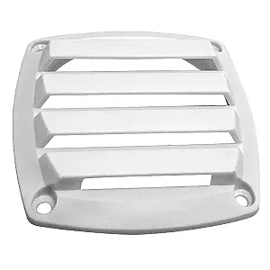 Крышка вентиляции пластмассовая квадратная 85х85мм, белая 3411-1269