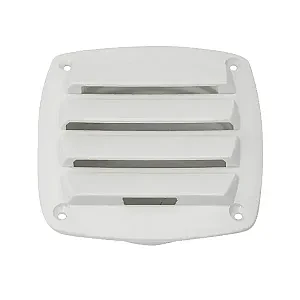 Крышка вентиляции пластмассовая квадратная 127х127мм, белая 3411-1270