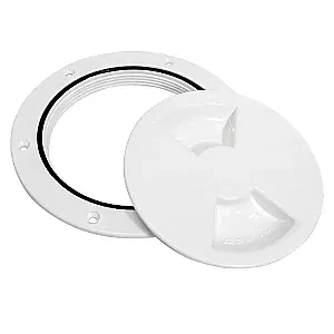 Крышка люка технологическая 100.0 белая C12790