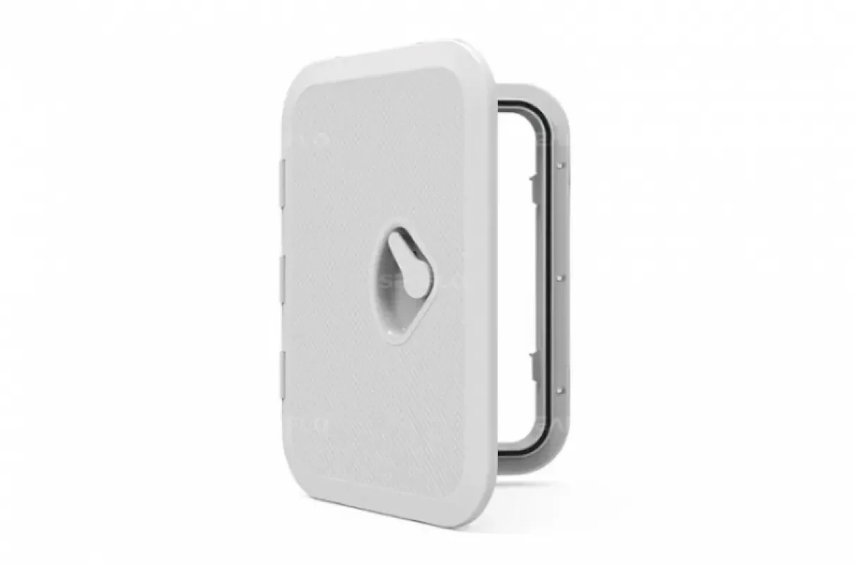 Крышка рундука SEAFLO 270x375мм, белый пластик