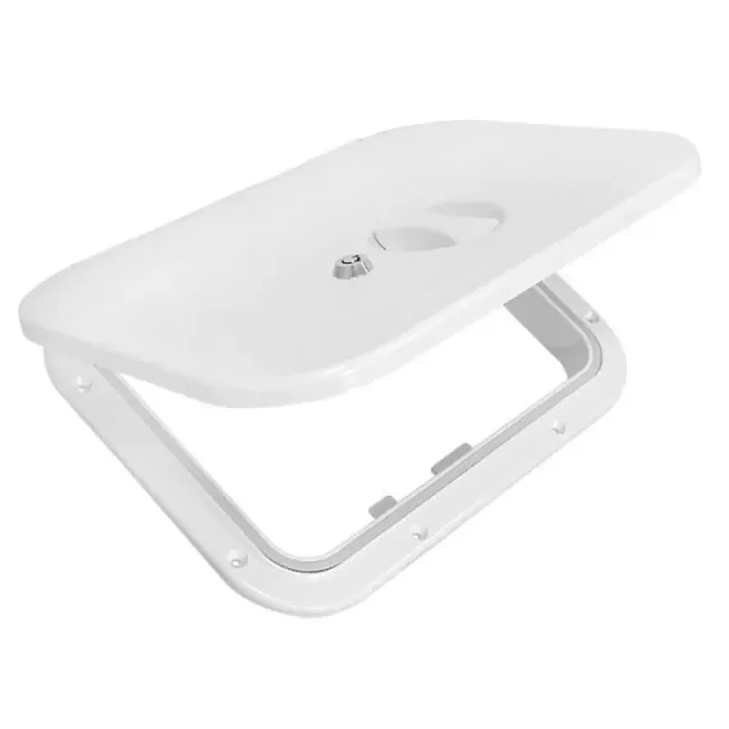 Ceredi Крышка рундука 280х375 с замком белая пластмасса