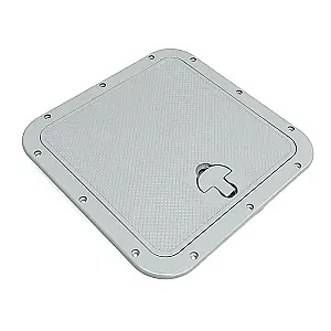 Крышка рундука 380х380 светло-серая пластмасса 45176_t