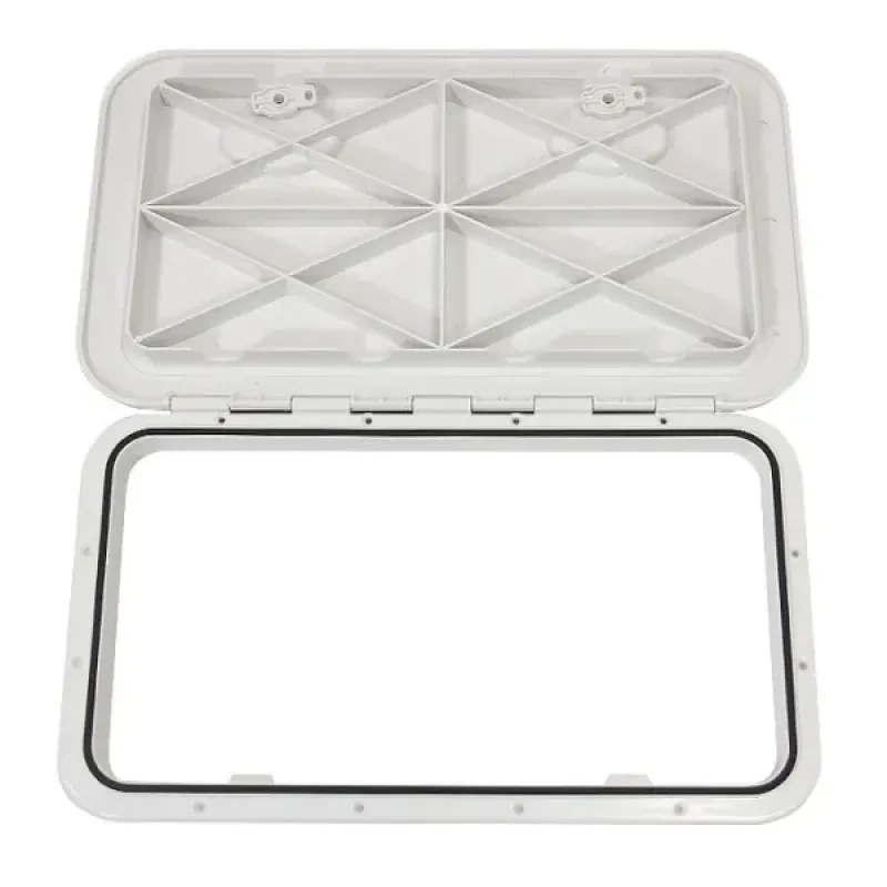 Крышка рундука SEAFLO 353x606мм, белый пластик