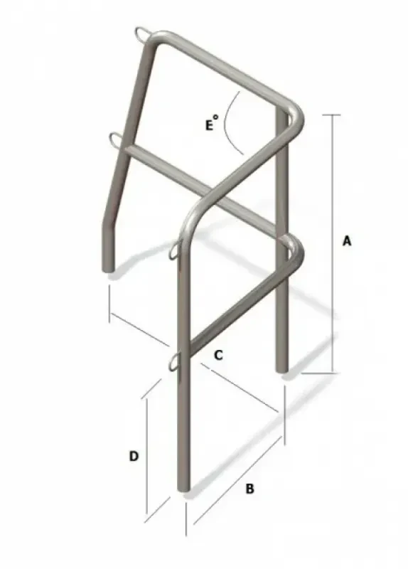 Леер кормовой правый борт (3 стойки) под заказ