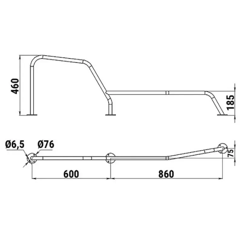 CIM Леер носовой большой левый (катер "ПРОГРЕСС-2")