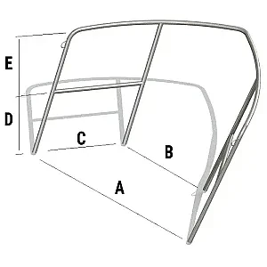 Леер носовой тип 1 (4 стойки) под заказ 030180T