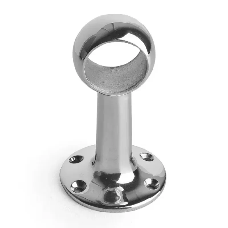 HOMER Держатель леера 25.4мм со сквозным отверстием, высота 87 мм