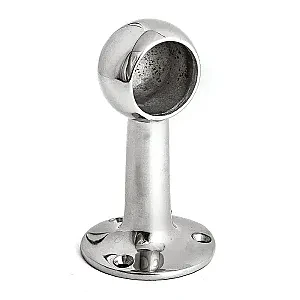 Держатель леера 25.4мм торцевой несквозной, высота 87 мм 009764