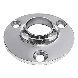 Основание леера 25.4мм, круглое низкое, наклон 90 град 0617-0125