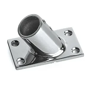 Основание леера 22мм, 76х40 мм, наклон 60 град 0607-0322