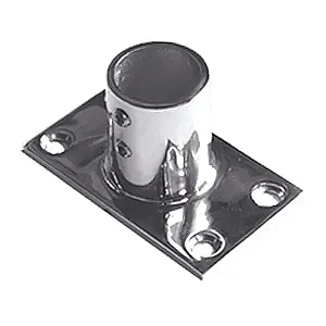 Основание леера 22мм, 76х40 мм, наклон 90 град 0607-0422