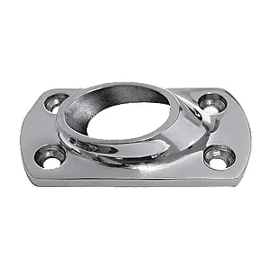 Основание леера 22мм, 76х44 мм, низкое, наклон 45 град 0608-0122