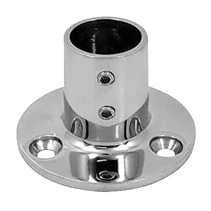 Основание леера 22мм, круглое, наклон 90 град 0614-0122