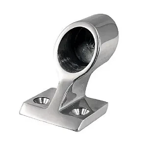 Держатель леера 22мм передний несквозной, наклон 60 град 0634-0122