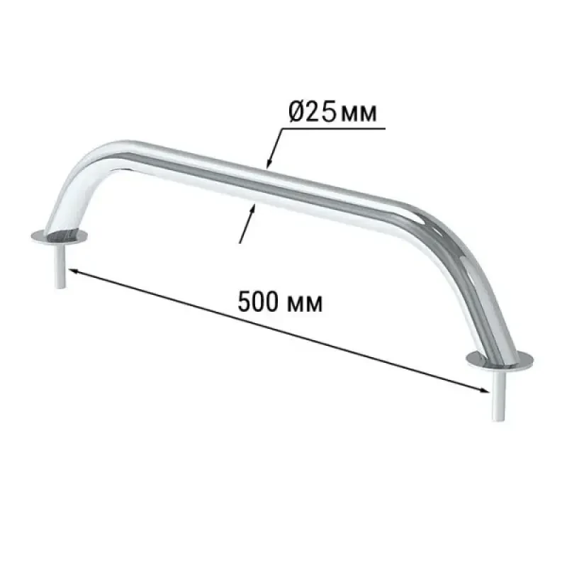 Техномарин Поручень диам 25мм, 500 мм.